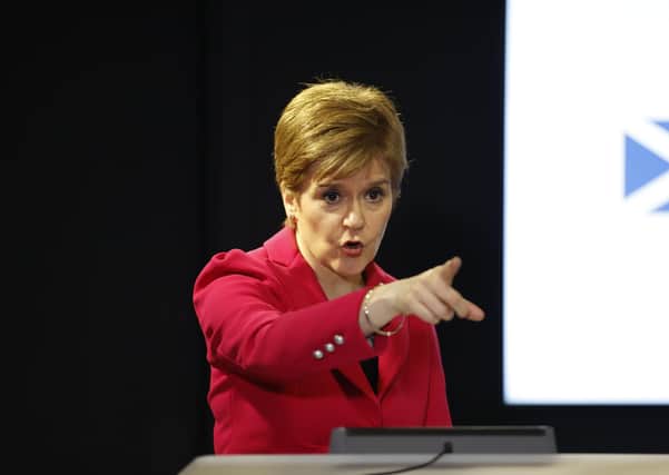 Susan Dalgety is relieved that Nicola Sturgeon, a politician whose main goal she detests, is in charge amid the coronavirus crisis (Picture: Andrew Barr/PA)