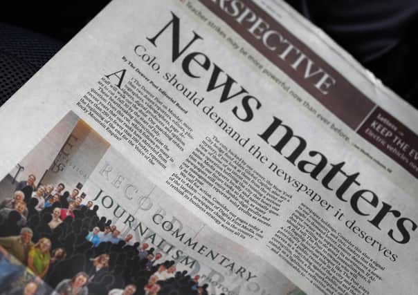 Good journalism and access to trustworthy information is important in democracies all over the world, particularly in a crisis like the coronavirus outbreak (Picture: David Zalubowski/AP)