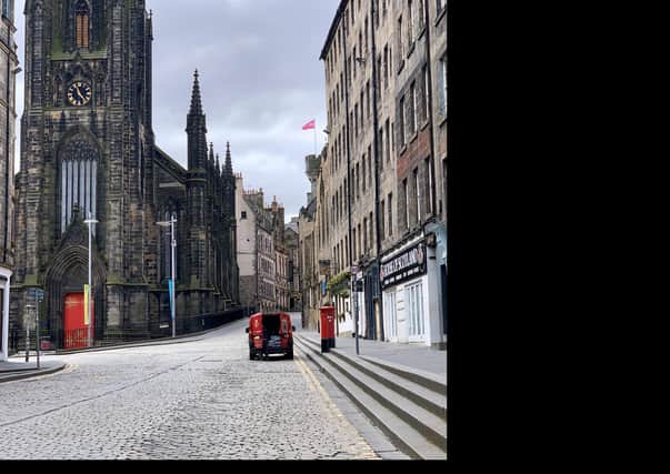 Deserted streets in central Edinburgh show just how much life has changed so quickly for us all (Picture: Lisa Ferguson)