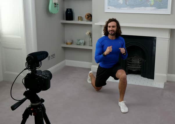 It's a good idea to exercise, with or without the help of fitness gurus like Joe Wicks, but it's okay to drink alcohol to a sensible degree too (Picture: The Body Coach via Getty Images)