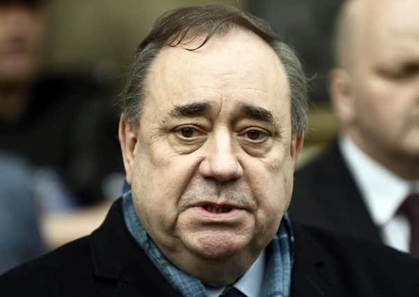 Alex Salmond after he was cleared of sex-offence charges involving nine women (Picture: Lisa Ferguson)