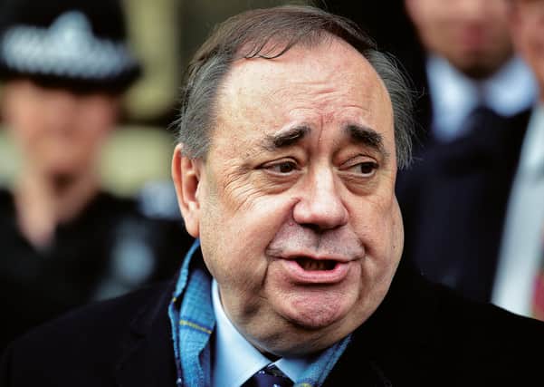 Alex Salmond leaves Edinburgh High Court. Picture: Jeff J Mitchell/Getty