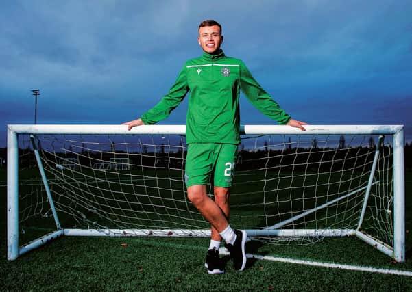 Hibernian's Ryan Porteous is knocking on the door of the Scotland squad. Picture: Ross Parker / SNS