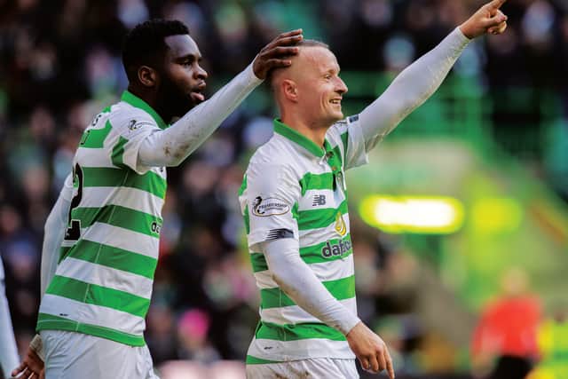 Neil Lennon switched to a 3-5-2 formation to accommodate Leigh Griffiths alongside Odsonne Edouard in the Celtic attack. Picture: Craig Williamson / SNS