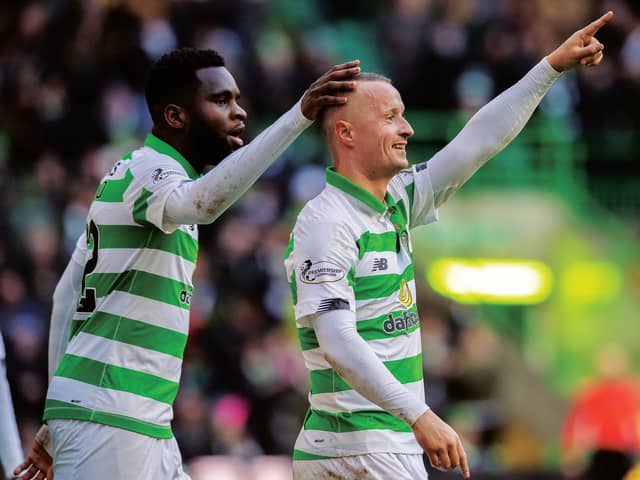 Neil Lennon switched to a 3-5-2 formation to accommodate Leigh Griffiths alongside Odsonne Edouard in the Celtic attack. Picture: Craig Williamson / SNS