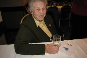 Joan Lawrence, pictured at the SLGA Centenary Lunch in 2009, was due to celebrate her 90th birthday next month. Picture: Carol Fell Golf