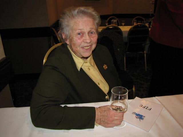 Joan Lawrence, pictured at the SLGA Centenary Lunch in 2009, was due to celebrate her 90th birthday next month. Picture: Carol Fell Golf