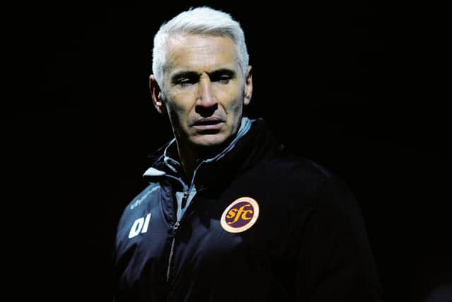 Stenhousemuir manager Davie Irons has volunteered to waive his salary. Picture: Michael Gillen