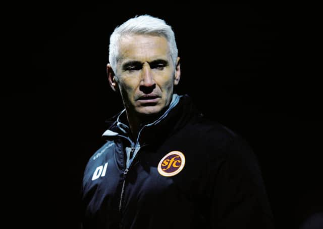Stenhousemuir manager Davie Irons has volunteered to waive his salary. Picture: Michael Gillen