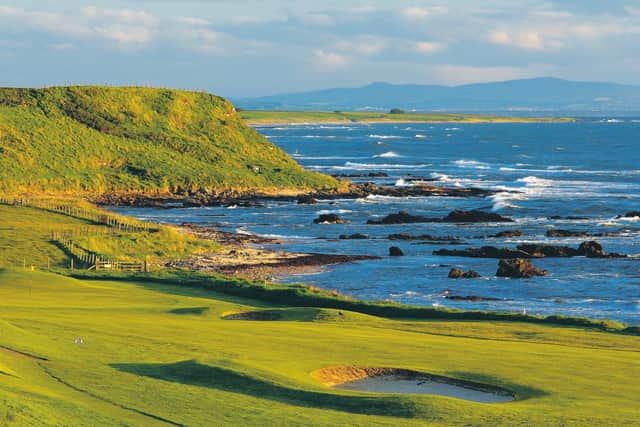 The Balcomie course at Crail, like all courses up and down the country, are closed because of the coronavirus pandemic.