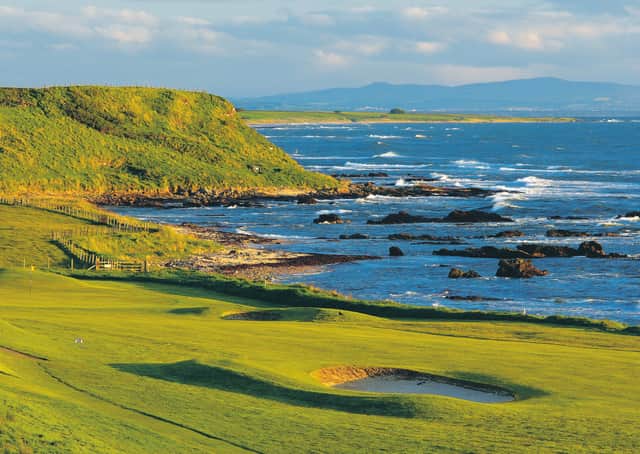 The Balcomie course at Crail, like all courses up and down the country, are closed because of the coronavirus pandemic.