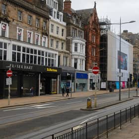 Businesses and shops are closed and people are 'staying at home'.