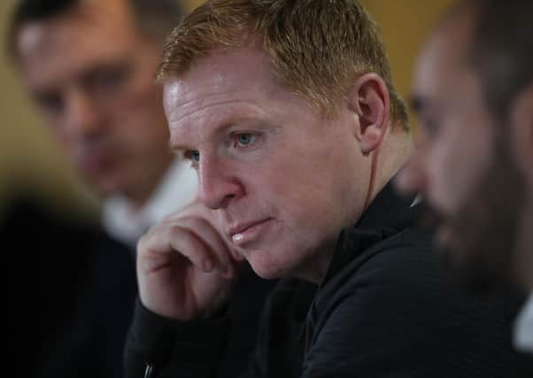 Neil Lennon is “just working day to day” as he tries to come to terms with Scottish football being placed in limbo. Picture: Getty.