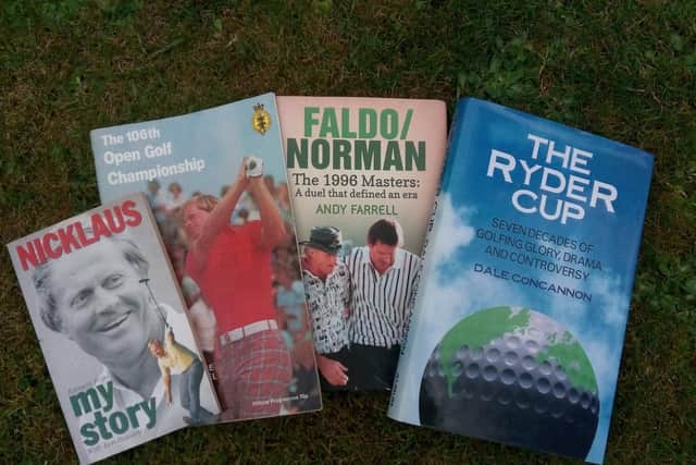 Some of the books found in Martin Dempster’s attic and now set to be showcased rather than hidden away.