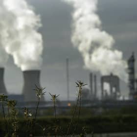 Carbon emissions have fallen as economic activity has slowed because of the coronavirus outbreak (Picture: Christopher Furlong/Getty Images)