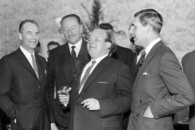Actor Roy Kinnear (centre) at a press event in Edinburgh in 1963.