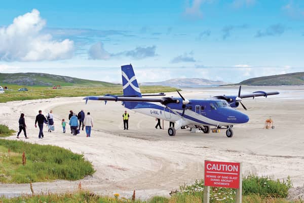 Boarding on Barra in better times. Picture: Stefan Auth/imageBROKER/Shutterstock