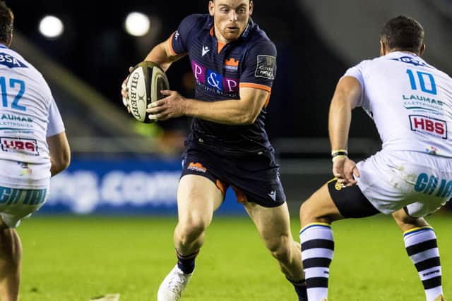 Edinburgh's George Taylor in action against Zebre at BT Murrayfield. Picture: Alan Harvey/SNS