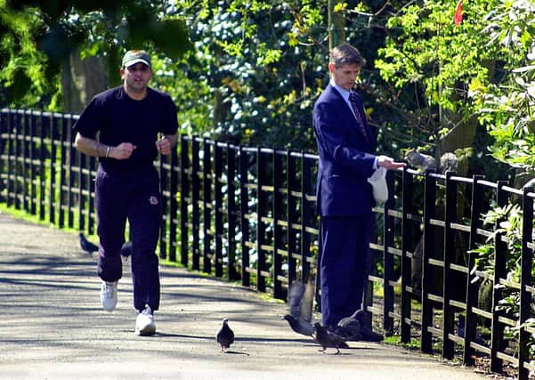 A jogger in happier times before social distancing became a matter of life and death. Picture: Centre Press