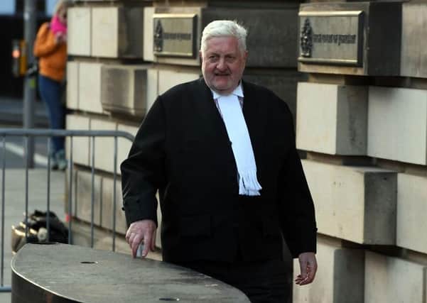 Gordon Jackson QC has referred himself to the legal watchdog after apparently identifying complainants on a busy train (Picture:  ANDY BUCHANAN/AFP via Getty Images)