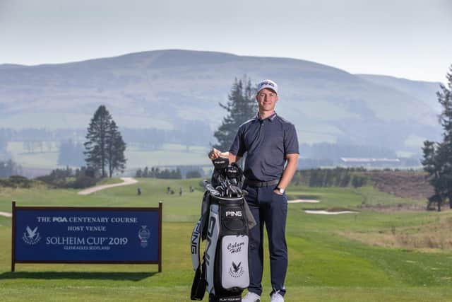 Calum Hill, who is attached to Gleneagles Hotel, won on the Outlaw Tour in Arizona, where he is staying with his American girlfriend, Miranda