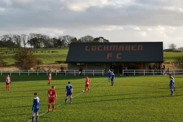 Lochmaben v Wigtown & Bladnoch in the South of Scotland League was on David Stoker's itinerary.