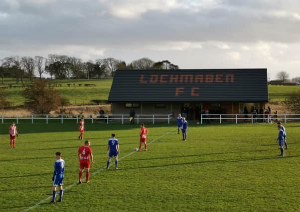 Lochmaben v Wigtown & Bladnoch in the South of Scotland League was on David Stoker's itinerary.