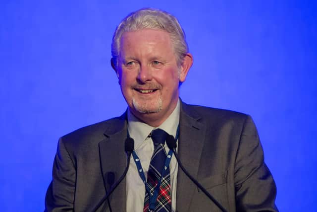 Dougie Donnelly's career spans more than 40 years. He currently broadcasts to 80 countries on the Golf Channel. Picture: SNS