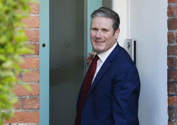 Keir Starmer on the day it was announced he had become Labour leader (Picture: Hollie Adams/Getty Images)