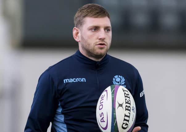 Finn Russell says he has been messaging Scotland head coach Gregor Townsend during the coronavirus lockdown. Picture: Bruce White/SNS