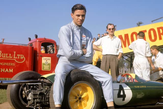 Jim Clark won two Formula 1 world titles. Picture: PA Wire.
