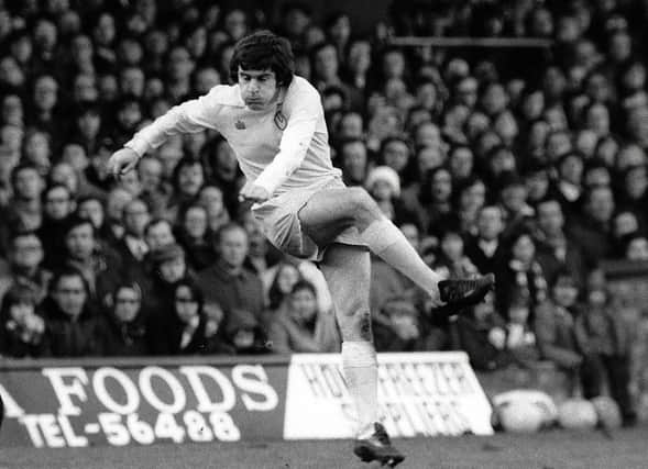Peter Lorimer was renowned for his long-range goals and appeared to have TNT in his boots. Picture: Colorsport/Shutterstock