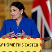 Priti Patel failed to own the government’s delay in providing enough personal protection for frontline staff. Picture: Pippa Fowles/10 Downing Street/Crown Copyright/PA Wire