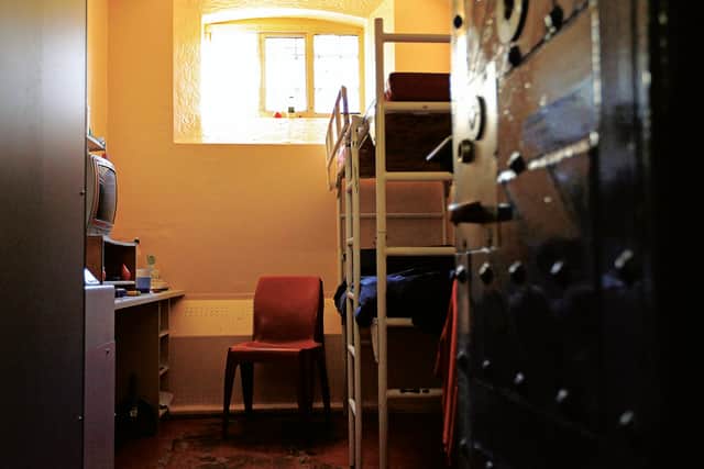 A cell with two bunk beds in B Hall at HMP Barlinnie.
Picture: 
Jeff J Mitchell/Getty