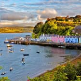 Portree on the Isle of Skye where the Home Farm facility is based