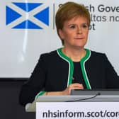 Nicola Sturgeon has warned it is still too early to lift the lockdown restrictions (Picture: Scottish Government/AFP via Getty Images)