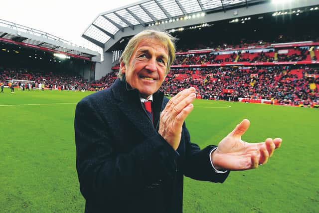 Kenny Dalglish has tested positive for coronavirus but is showing no symptoms. Picture: Liverpool FC via Getty Images)