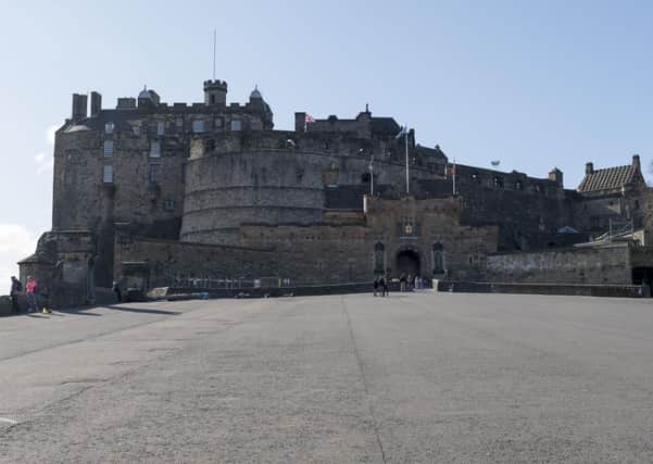 Edinburgh Castle Esplanade is almost deserted amid the lockdown (Picture: Ian Rutherford)