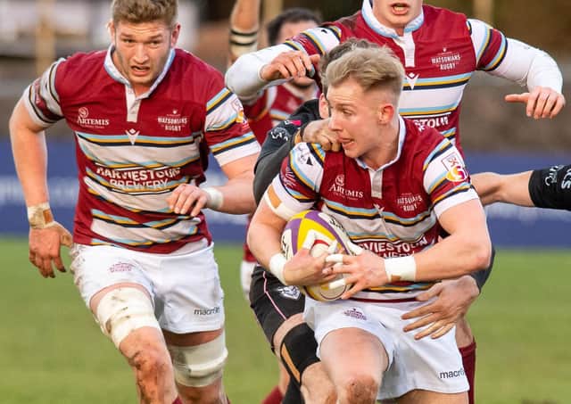 Scrum-half Roan Frostwick has been in fine form for Watsonians in the Super 6 this season. Picture: Ian Georgeson