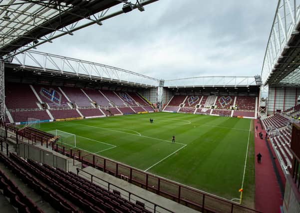 No football at Tynecastle during lockdown, but Hearts have asked their season ticket holders to renew for next season.Picture: SNS.