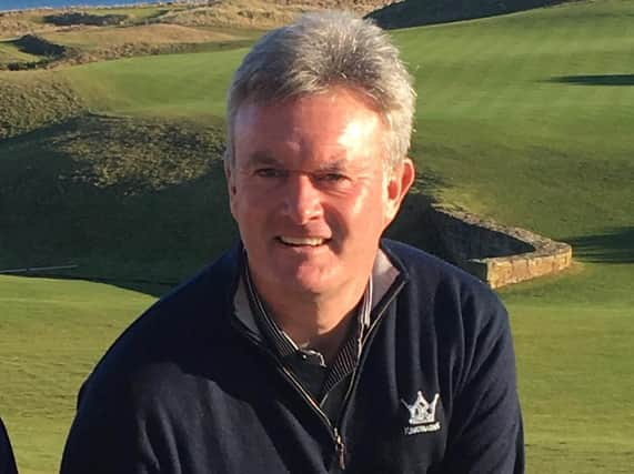 Alan Hogg, the Kingsbarns Golf Links chief executive, still meets up with his school friends from Edinburgh for regular games of golf....and is also a regular at Tynecastle.