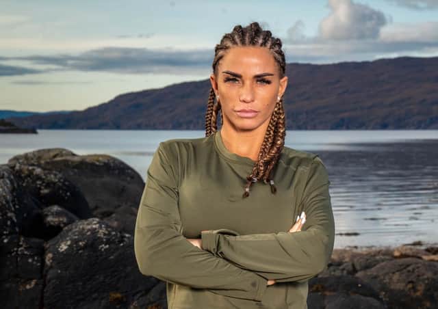 Katie Price, who is taking part in the new series of Channel 4's Celebrity SAS: Who Dares Wins. PA