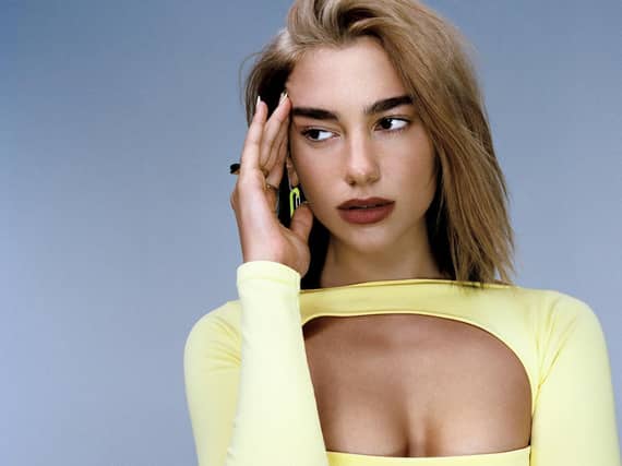Dua Lipa, whose new album Future Nostalgia has taken the number one slot