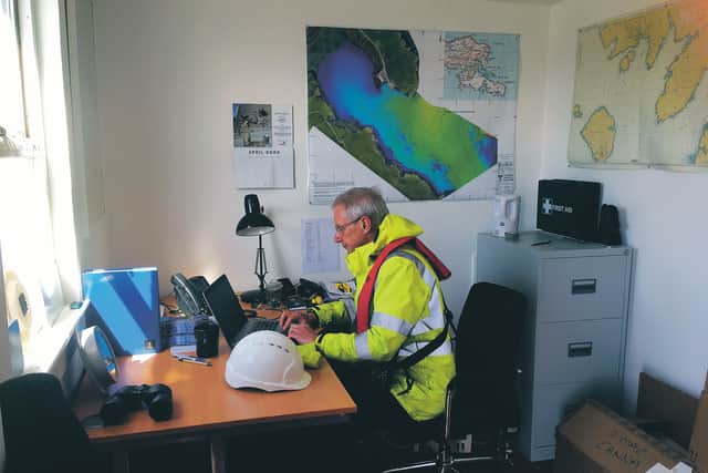 After a rough winter harbourmaster Donald Mackenzie has been hit by the perfect storm