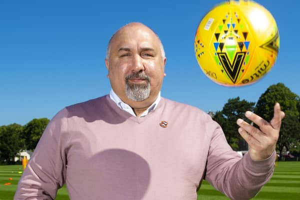 Dundee United sporting director Tony Asghar posted a picture of himself on Twitter celebrating his club's title win, then deleted the photo. Picture: Ross MacDonald/SNS