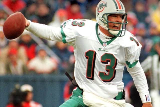The Miami Dolphins' backfield has been in chaos since legend Dan Marino retired in 1999. Picture: John Mottern/AFP/Getty