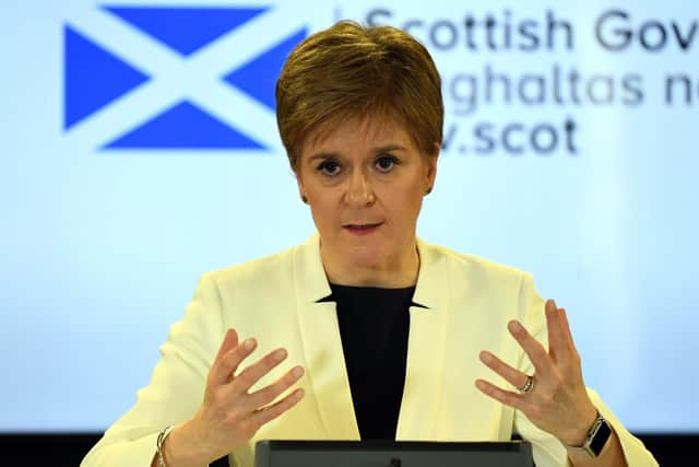 Nicola Sturgeon could set up an independent taskforce of business leaders to help Scotland foster greater entrepreneurialism (Picture: Andy Buchanan/pool/AFP via Getty Images)