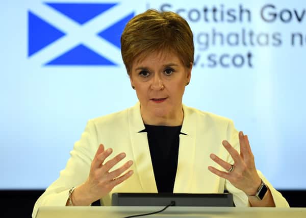Nicola Sturgeon could set up an independent taskforce of business leaders to help Scotland foster greater entrepreneurialism (Picture: Andy Buchanan/pool/AFP via Getty Images)