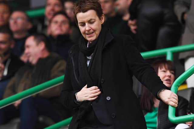 Hibs chief executive Leeann Dempster has already left the reconstruction group co-led by Ann Budge. Picture: Alan Harvey/SNS