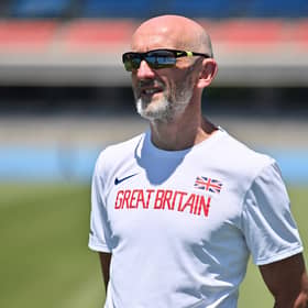 Neil Black, who has died aged 60, coached Sir Mo Farah for six years during which the runner won four Olympic gold medals. Picture: AFP/Getty.